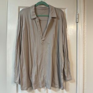 Torrid Tan Collared Top